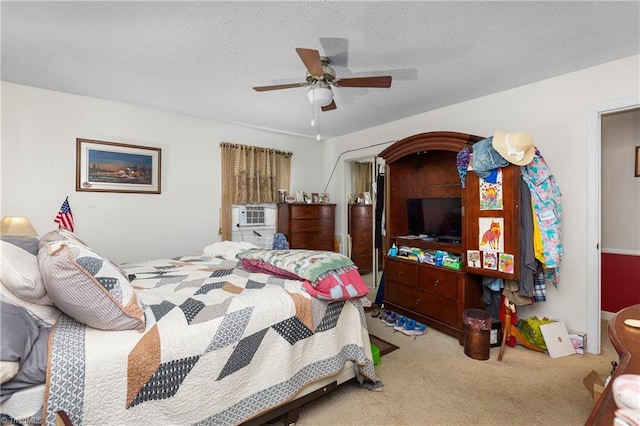 6115 Winview Heights St, Clemmons, NC 27012 - carpeted bedroom with a ceiling fan and cooling unit