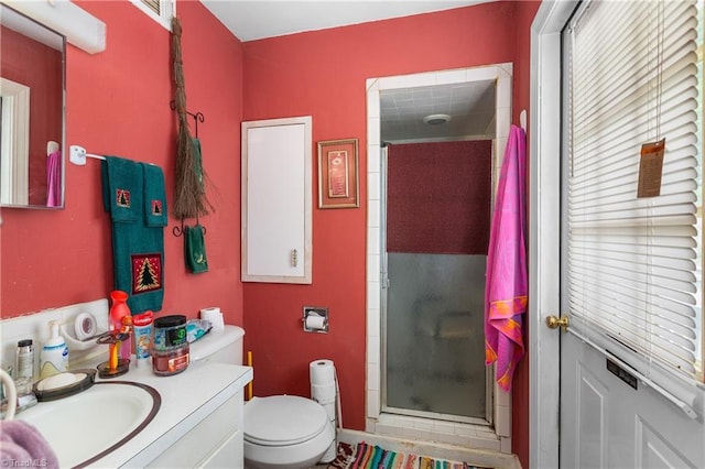 6115 Winview Heights St, Clemmons, NC 27012 - full bath with a shower stall and vanity