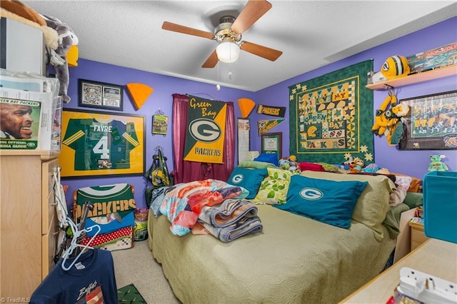 6115 Winview Heights St, Clemmons, NC 27012 - carpeted bedroom featuring ceiling fan