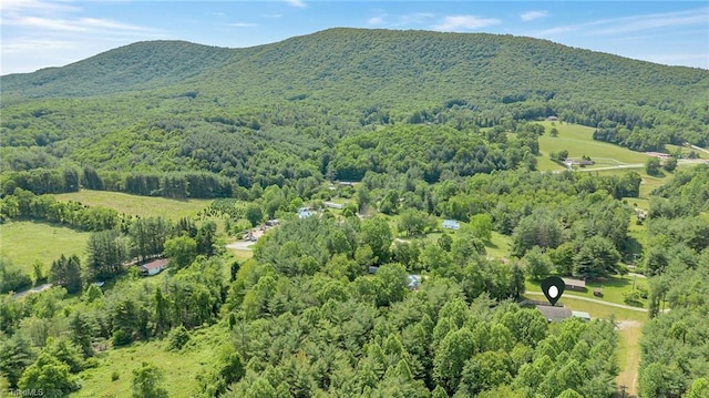78 Arnies Ln, Sparta, NC 28675 - aerial view of property's location featuring a forest and a mountainous background