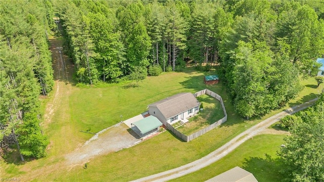 78 Arnies Ln, Sparta, NC 28675 - bird's eye view of a heavily wooded area
