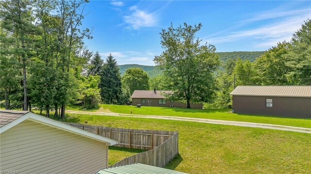 78 Arnies Ln, Sparta, NC 28675 - view of yard with a mountain view and a wooded view