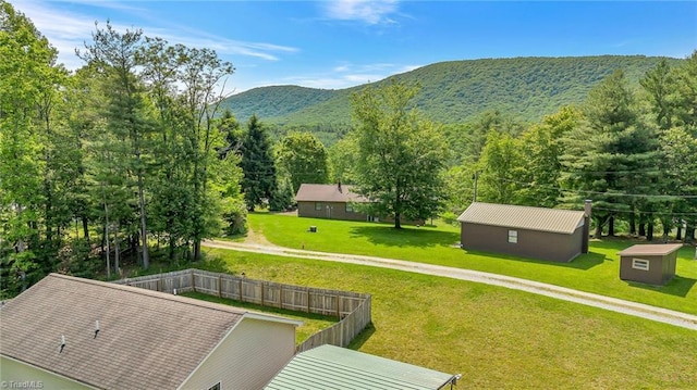 78 Arnies Ln, Sparta, NC 28675 - view of mountain background with a heavily wooded area