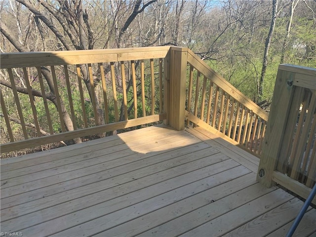 744 Caleb St, Eden, NC 27288 - view of wooden terrace