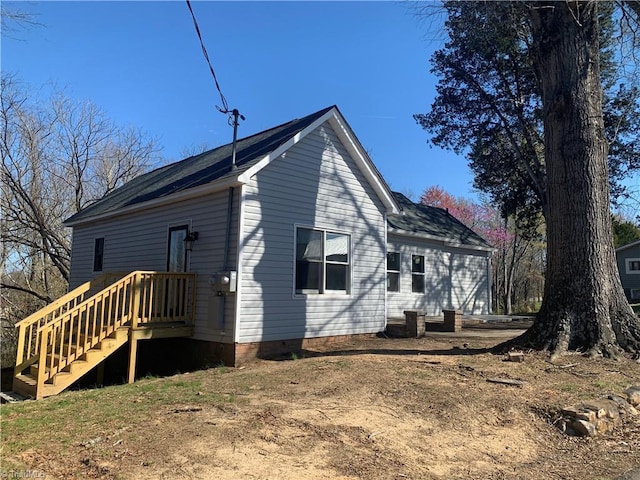 744 Caleb St, Eden, NC 27288 - view of rear view of property