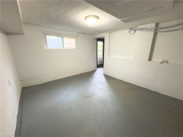 216 Rawley Ave, Mount Airy, NC 27030 - below grade area with a textured ceiling