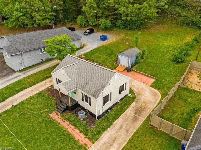 drone / aerial view