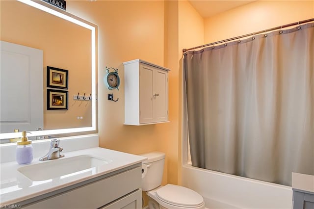 416 Bryson Blvd, Lexington, NC 27295 - full bath with vanity and shower / tub combo with curtain
