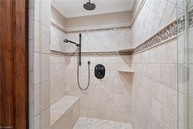 4607 Eden Bridge Dr, Kernersville, NC 27284 - bathroom featuring tiled shower