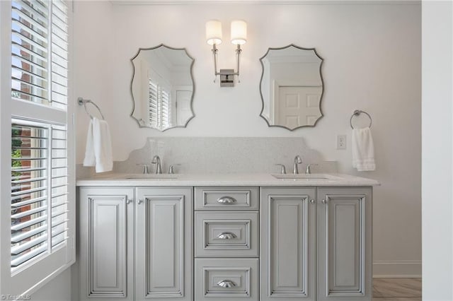 4607 Eden Bridge Dr, Kernersville, NC 27284 - full bathroom featuring double vanity