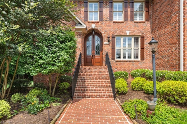4607 Eden Bridge Dr, Kernersville, NC 27284 - view of exterior entry featuring brick siding