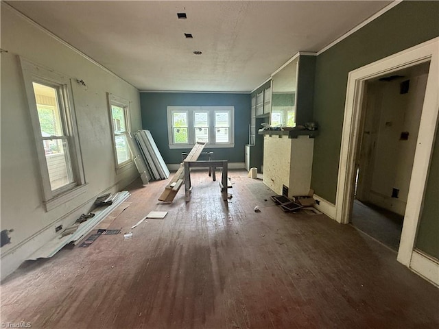 302 Louise Ave, High Point, NC 27262 - unfurnished room featuring wood finished floors, crown molding, and baseboards