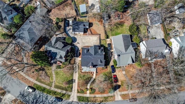 birds eye view of property featuring a residential view