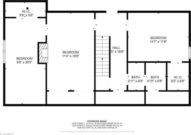 1902 Meadow Lake Ln, Sophia, NC 27350 - property floor plan