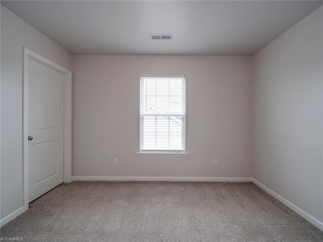 empty room with light carpet