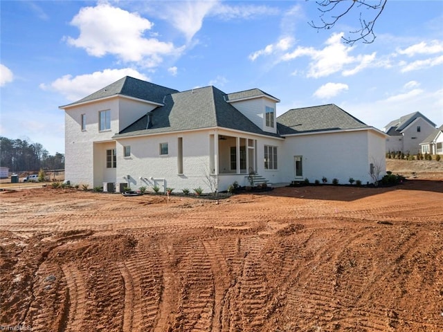 view of rear view of property