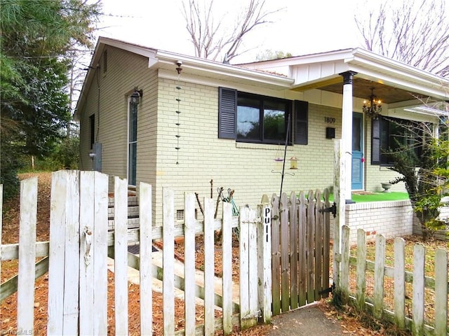 view of front of home