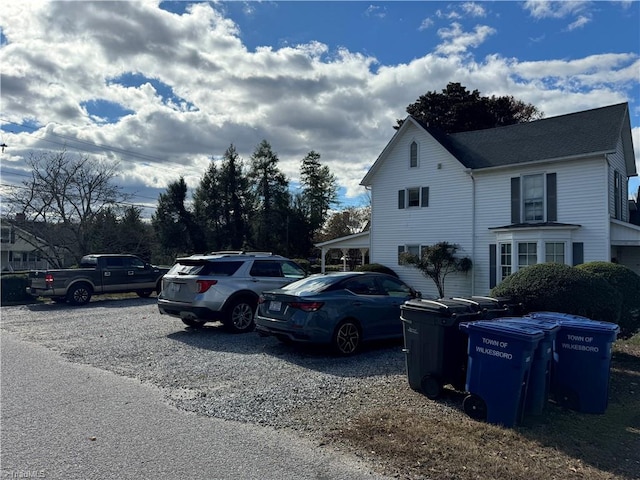 view of home's exterior