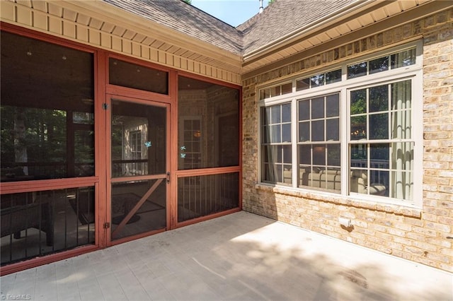 7821 Charles Place Dr, Kernersville, NC 27284 - view of patio featuring a sunroom