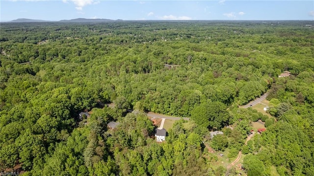7634 Grapevine Rd, Lewisville, NC 27023 - bird's eye view with a forest view