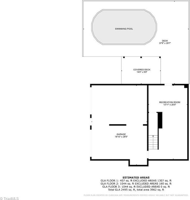 6107 Hanes Way, Clemmons, NC 27012 - view of floor plan / room layout