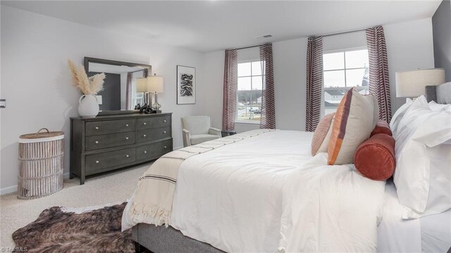 162 W Farm Loop, Stokesdale, NC 27537 - carpeted bedroom featuring visible vents
