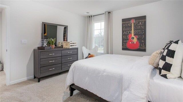 162 W Farm Loop, Stokesdale, NC 27537 - bedroom with light colored carpet and baseboards