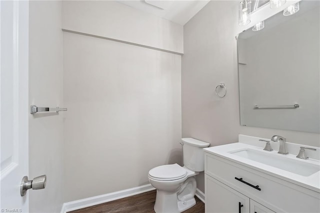 2500 Lomond St, Winston-Salem, NC 27127 - bathroom with vanity and wood finished floors