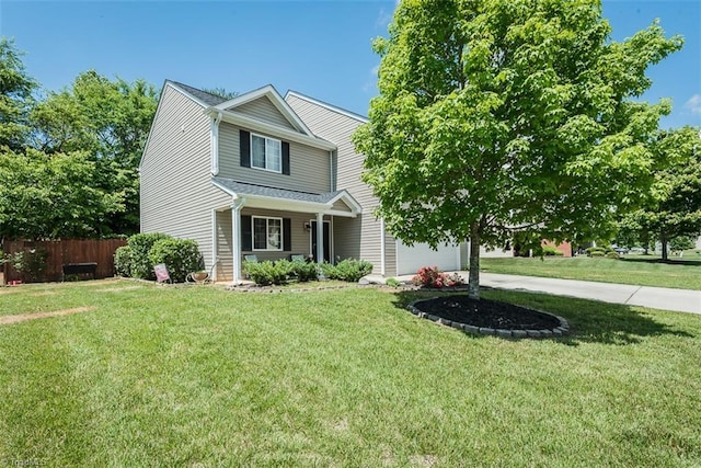 304 Walnut Crossing Dr, Whitsett, NC 27377 - view of front of house with concrete driveway and covered porch