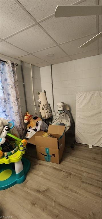 view of storage room