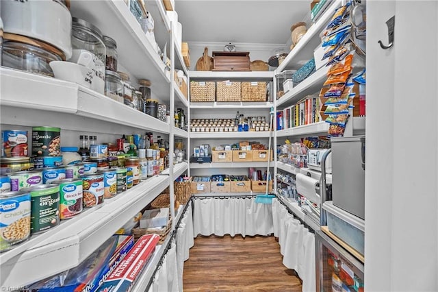 view of storage area
