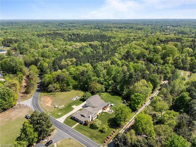 aerial view with a view of trees