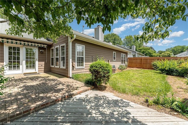 1305 Glen Raven Ct, Greensboro, NC 27410 - deck featuring a patio