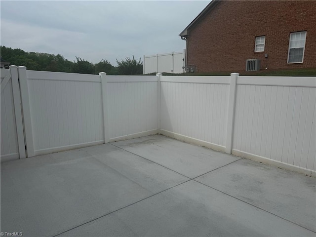 401 Pelican Ln, Clemmons, NC 27012 - view of patio / terrace with fence and central AC