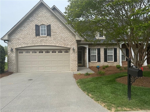 401 Pelican Ln, Clemmons, NC 27012 - view of front of home with driveway and brick siding