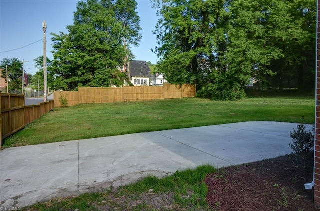 714 Martin St, Greensboro, NC 27406 - view of yard featuring a patio area and fence