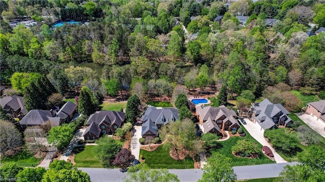 10 Sunfish Pt, Greensboro, NC 27455 - aerial overview of property's location featuring nearby suburban area