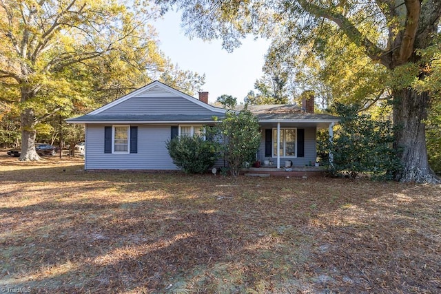 5509,5505,5505zz,5509zz, Drake Road, Greensboro, NC 27406 - single story home with covered porch and a chimney