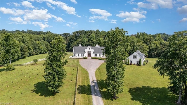 2733 Nebo Rd, East Bend, NC 27018 - view of rural area featuring a heavily wooded area