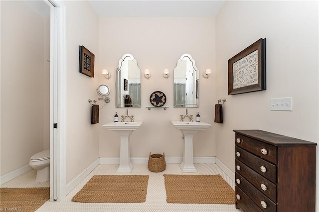 2733 Nebo Rd, East Bend, NC 27018 - bathroom featuring tile patterned floors