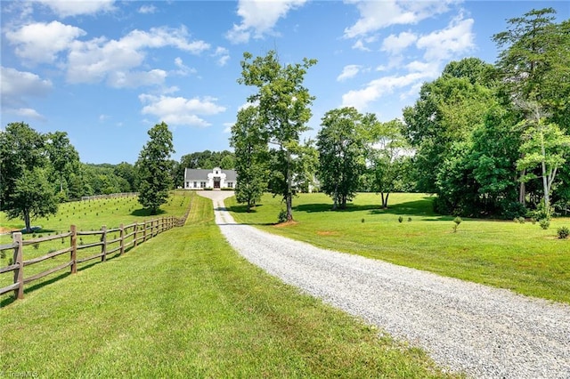 2733 Nebo Rd, East Bend, NC 27018 - view of dirt / gravel road with a rural view