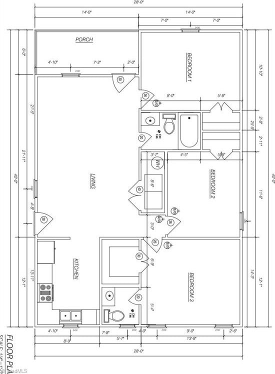 305 E 5th Ave, Lexington, NC 27292 - view of home floor plan