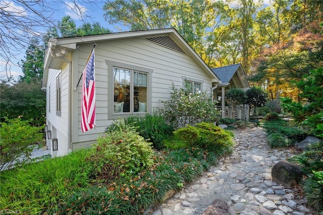 view of home's exterior