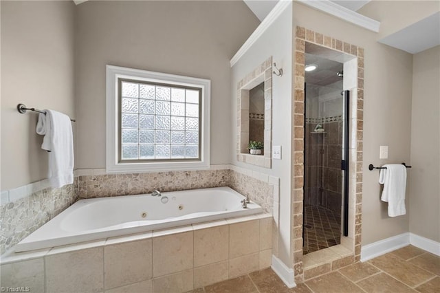 4803 Bluff Run Dr, Greensboro, NC 27455 - full bath with a jetted tub and a stall shower