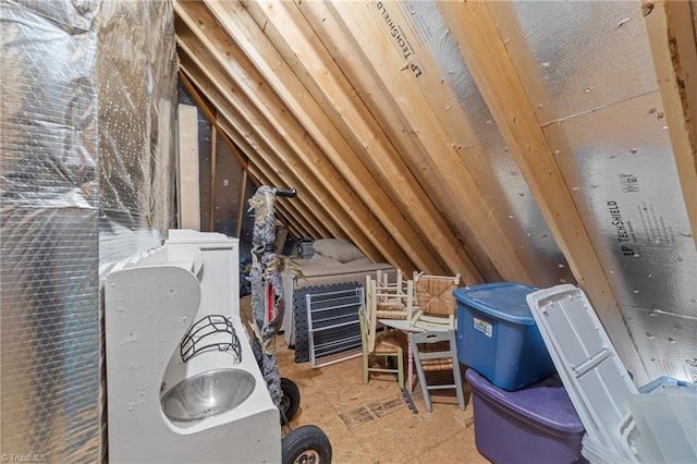 7823 Gatsby Pl, Greensboro, NC 27455 - view of unfinished attic