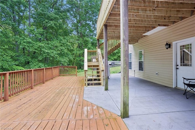 449 Wallburg High Point Rd, Winston-Salem, NC 27107 - deck with stairs