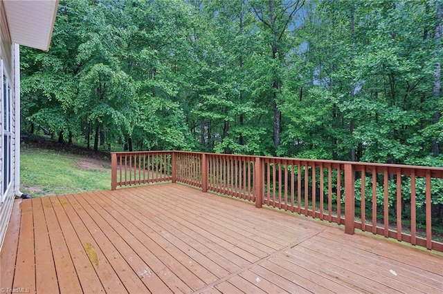 449 Wallburg High Point Rd, Winston-Salem, NC 27107 - deck featuring a lawn