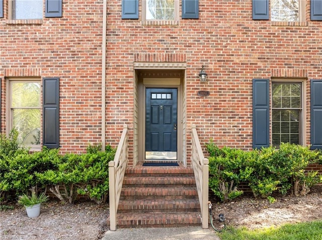 3100 Coachmans Way, Durham, NC 27705 - property entrance featuring brick siding