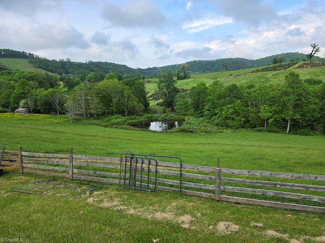 4793 Cheek Mountain Rd, Laurel Springs, NC 28644 - view of mountain backdrop with rural landscape and agricultural land