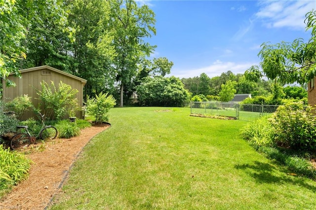 2505 Roland Rd, Greensboro, NC 27407 - view of yard with a shed